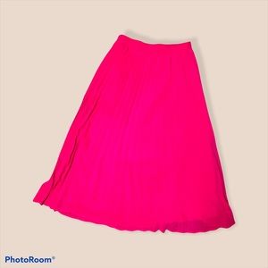 Hot Pink Ribbed Waist Flowly Skirt 💗 XS!